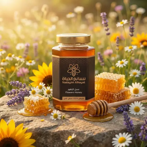 عسل الزهور البرية